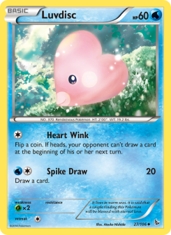 Luvdisc - pokemon TCG Card