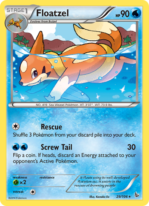 Floatzel - Pokémon TCG Card