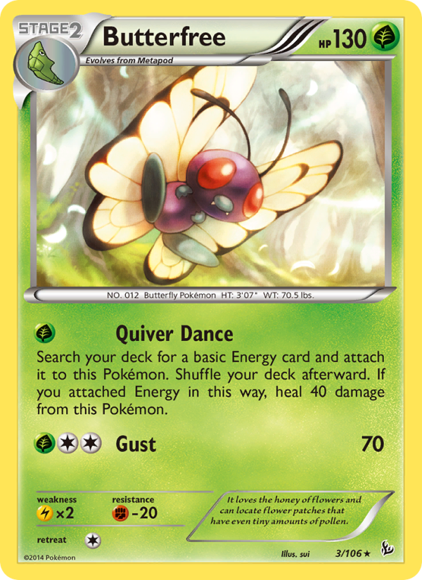 Butterfree - Pokémon TCG Card