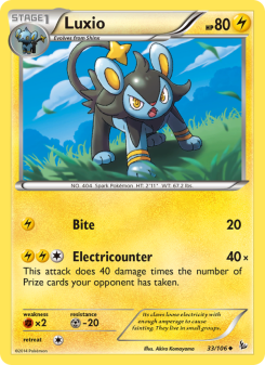 Luxio - pokemon TCG Card