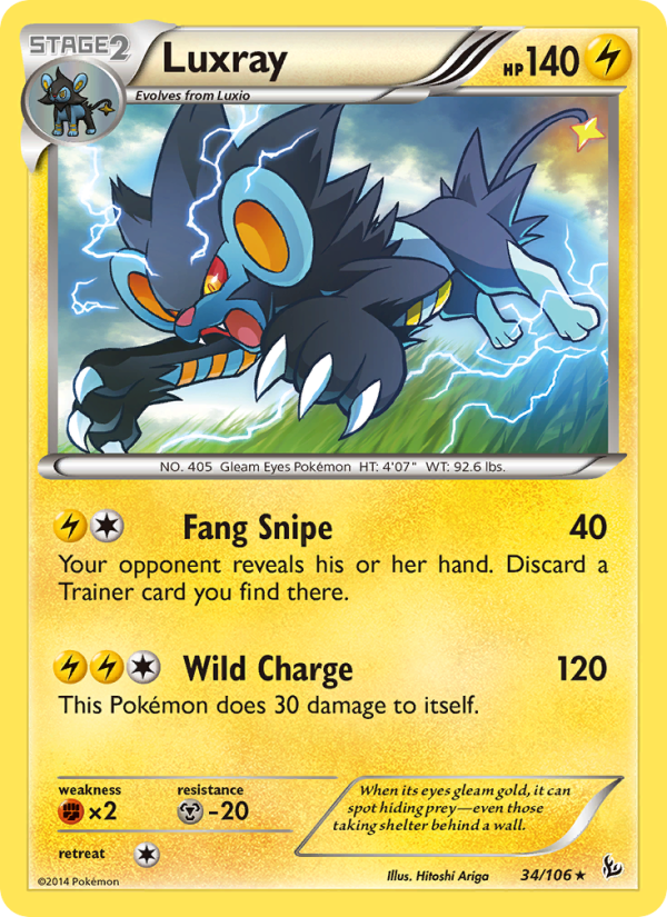Luxray - Pokémon TCG Card