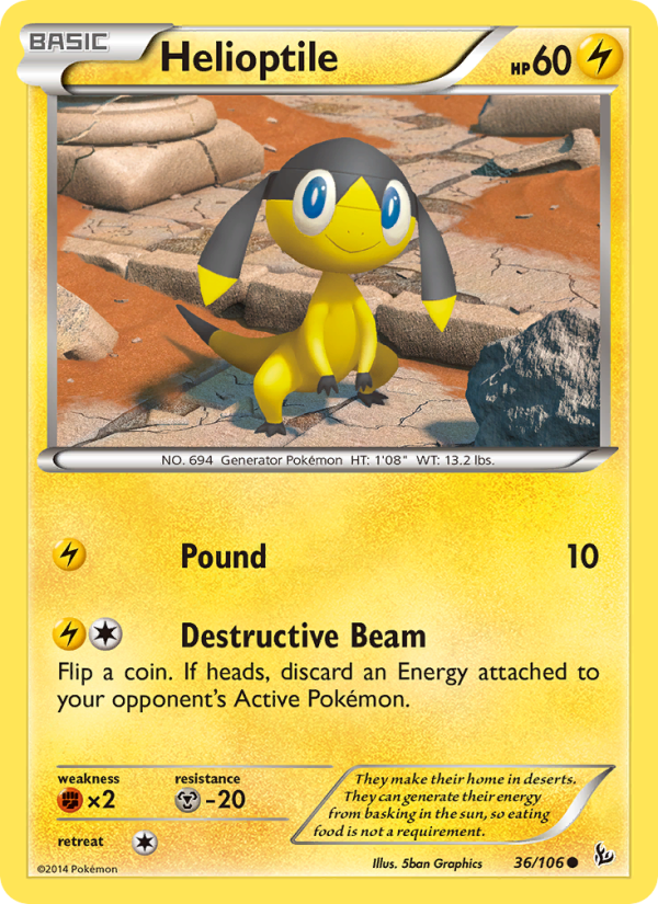 Helioptile - Pokémon TCG Card