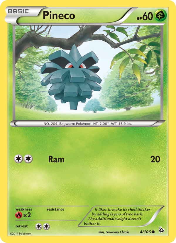 Pineco - Pokémon TCG Card