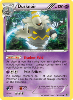 Dusknoir - pokemon TCG Card