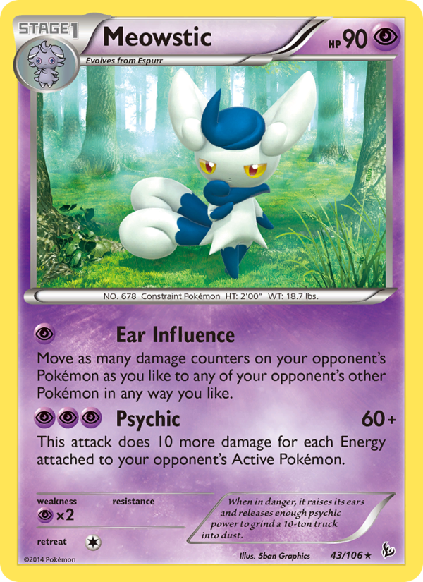 Meowstic - Pokémon TCG Card