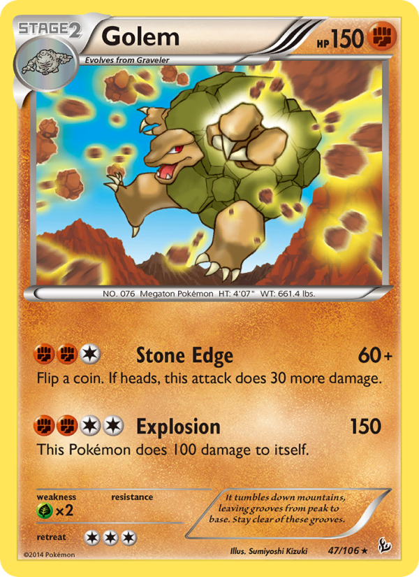 Golem - Pokémon TCG Card
