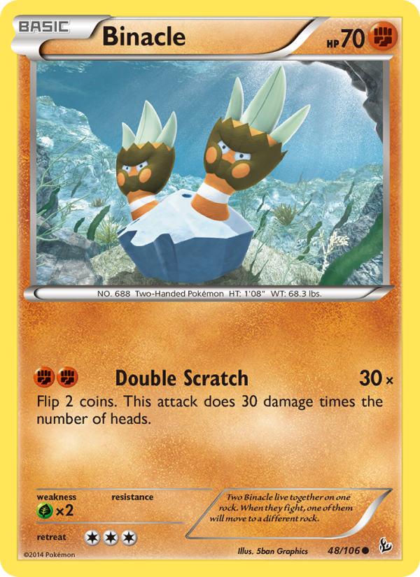 Binacle - Pokémon TCG Card