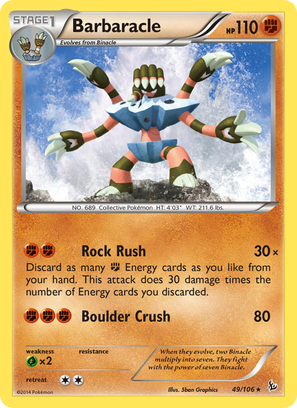 Barbaracle - Pokémon TCG Card