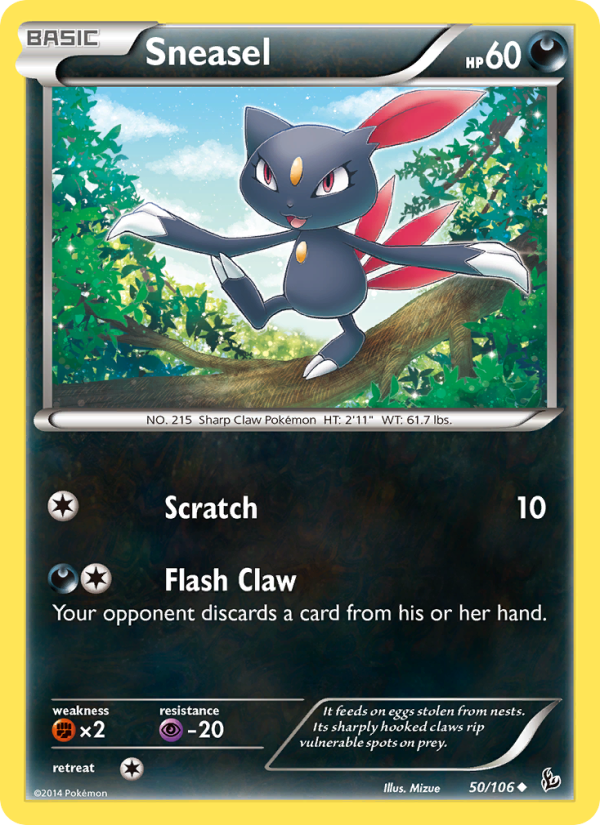 Sneasel - Pokémon TCG Card