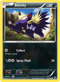 Stunky - pokemon TCG Card