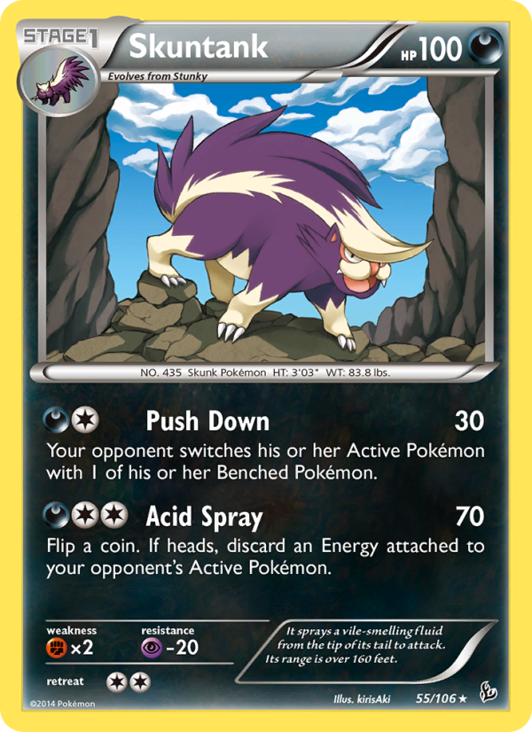 Skuntank - Pokémon TCG Card