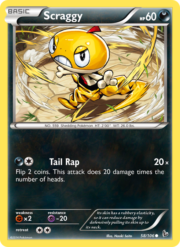 Scraggy - Pokémon TCG Card