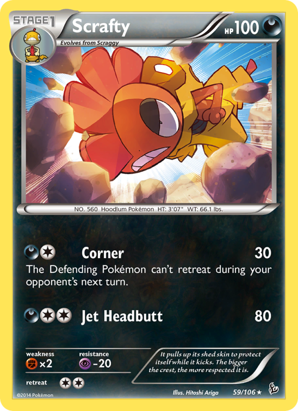 Scrafty - Pokémon TCG Card