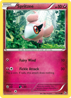 Spritzee - pokemon TCG Card