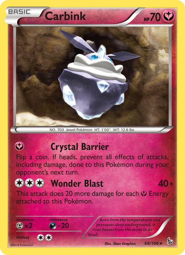 Carbink - Pokémon TCG Card