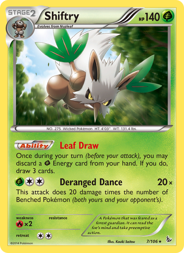 Shiftry - Pokémon TCG Card