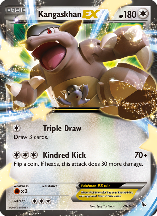 Kangaskhan EX - Pokémon TCG Card