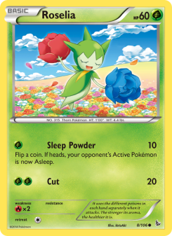 Roselia - pokemon TCG Card