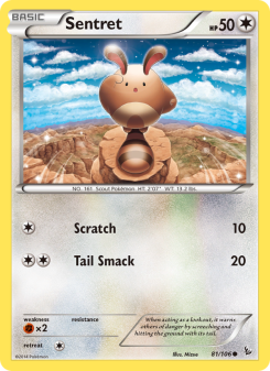 Sentret - pokemon TCG Card