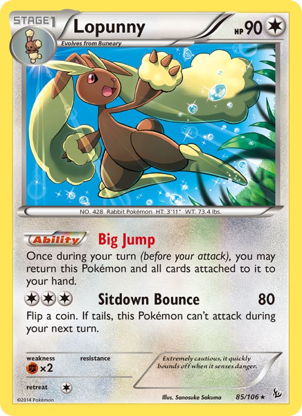 Lopunny - Pokémon TCG Card