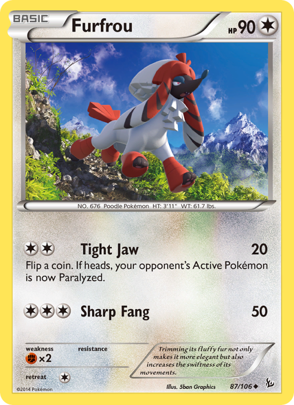 Furfrou - Pokémon TCG Card