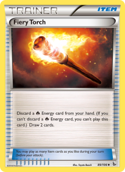 Fiery Torch - pokemon TCG Card