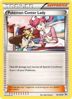 Pokémon Center Lady - pokemon TCG Card