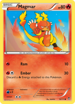 Magmar - pokemon TCG Card