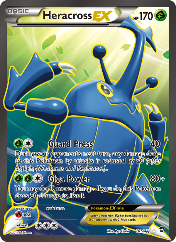 Heracross EX - Pokémon TCG Card