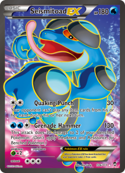 Seismitoad EX - pokemon TCG Card