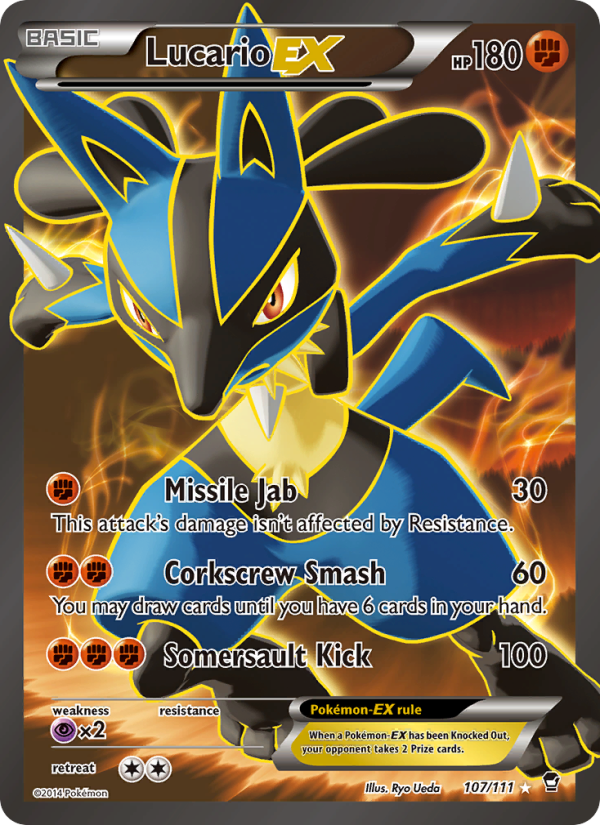 Lucario EX - Pokémon TCG Card