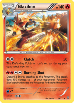 Blaziken - pokemon TCG Card