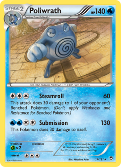 Poliwrath - pokemon TCG Card