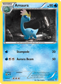 Amaura - pokemon TCG Card