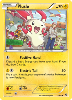 Plusle - pokemon TCG Card