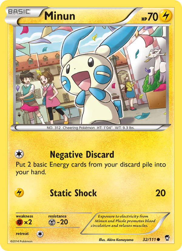 Minun - Pokémon TCG Card