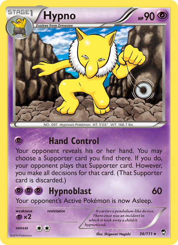 Hypno - Pokémon TCG Card