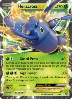 Heracross EX - pokemon TCG Card
