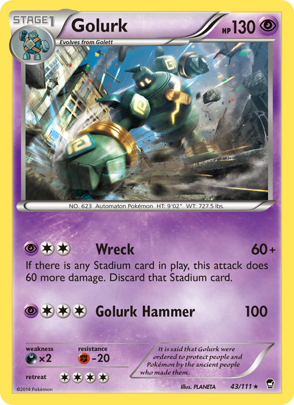 Golurk - Pokémon TCG Card