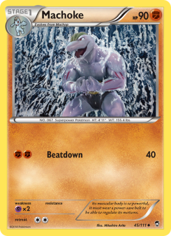 Machoke - pokemon TCG Card
