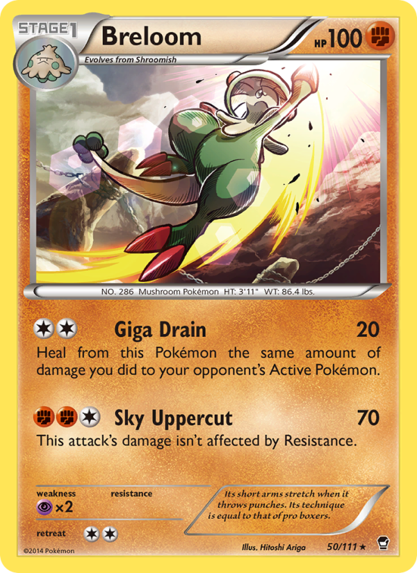 Breloom - Pokémon TCG Card