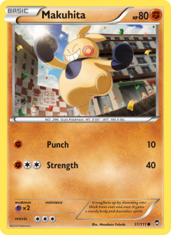 Makuhita - pokemon TCG Card