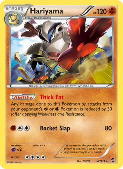 Hariyama - pokemon TCG Card