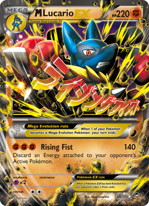 M Lucario EX - Pokémon TCG Card