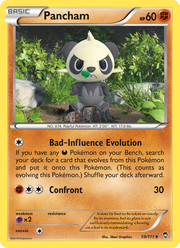 Pancham - Pokémon TCG Card