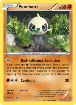 Pancham - pokemon TCG Card