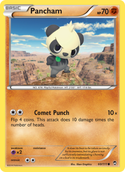Pancham - pokemon TCG Card