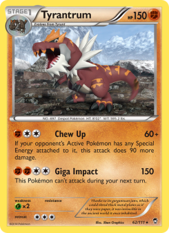 Tyrantrum - pokemon TCG Card
