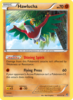 Hawlucha - pokemon TCG Card