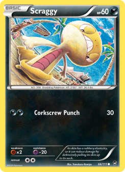 Scraggy - pokemon TCG Card